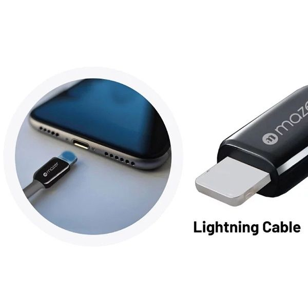 Dây cáp sạc MAZER InfiniteLink Pro 3 Slimmer Yet Stronger USB-C to Lightning MFI Certified