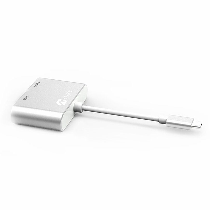 Bộ Chuyển Đổi Mazer ALU Mini DP DUAL Adapter to HDMI 4K + VGA