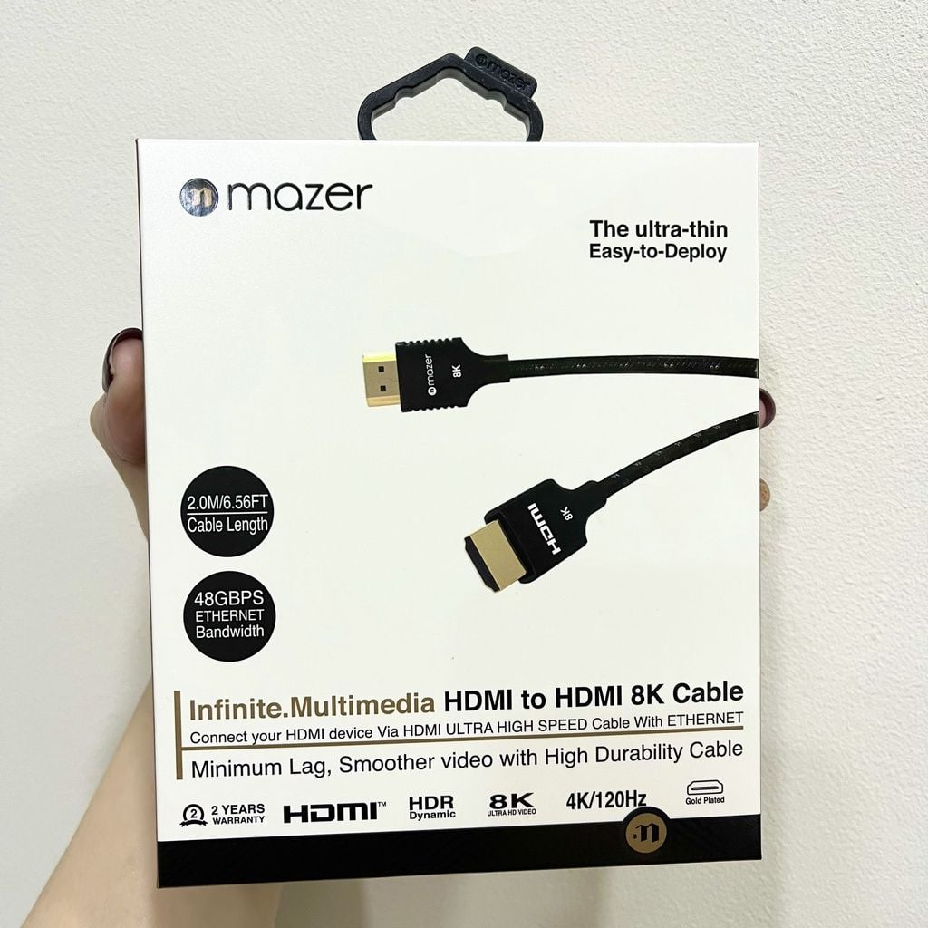 Dây Cáp Mazer Infinite Multimedia HDMI to HDMI 8K (2m)